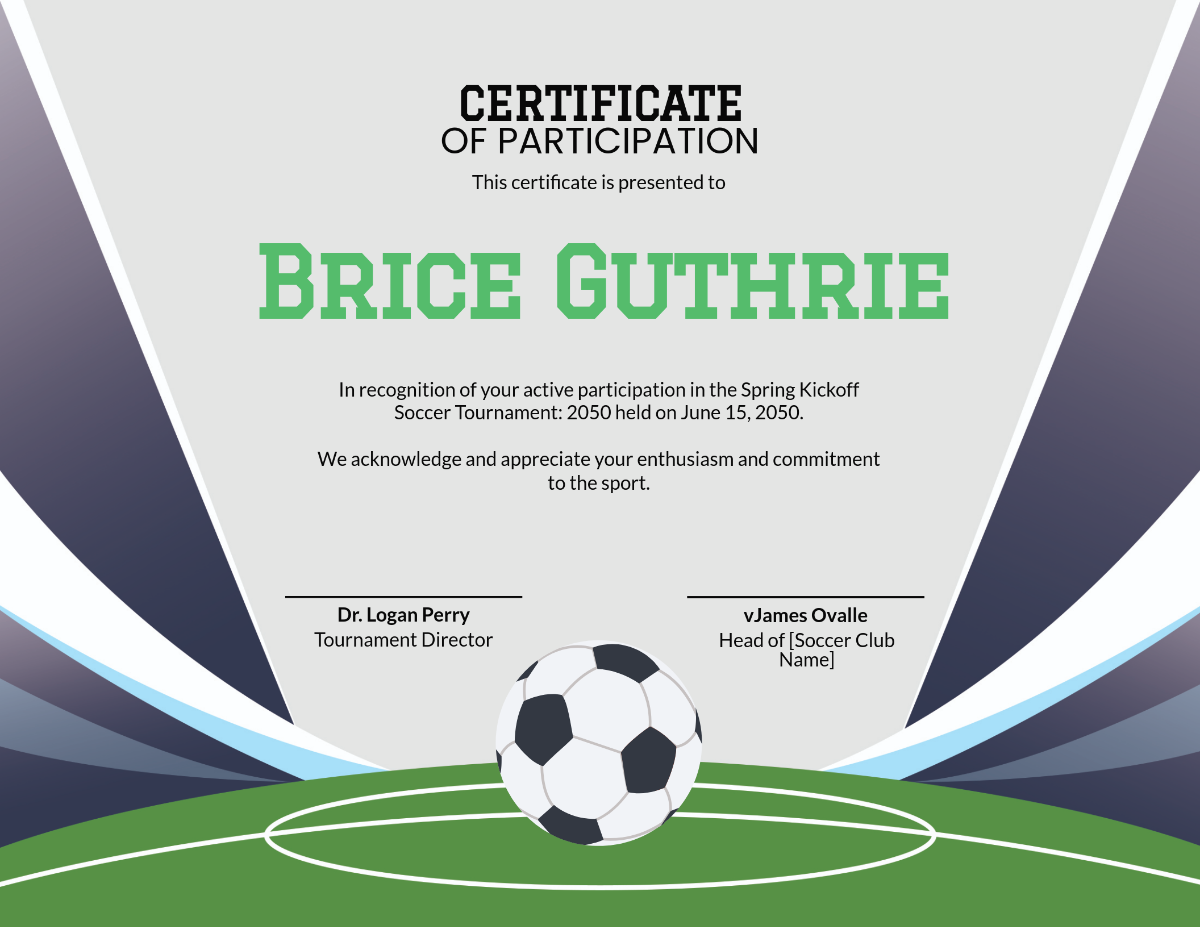 7 Expert Secrets for Using Soccer Certificate Template Free to Wow Your Team