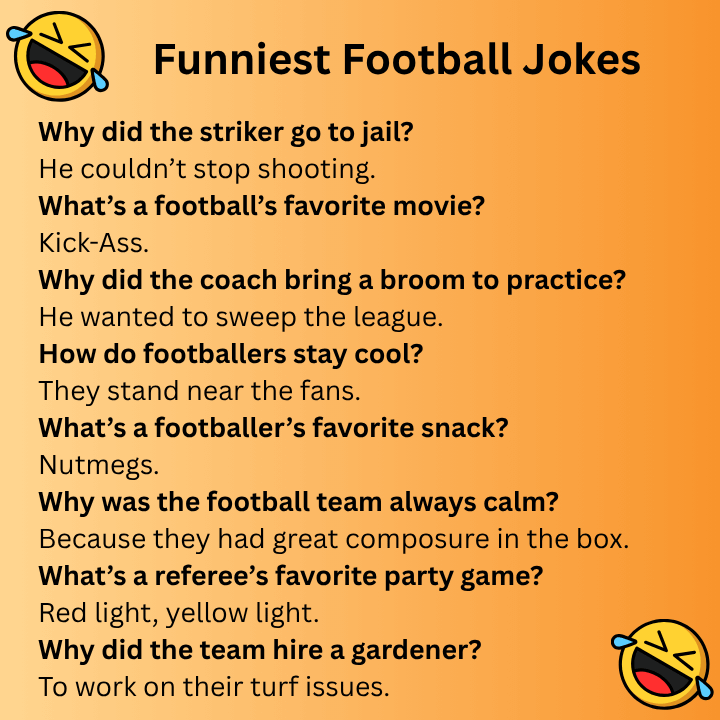 13 Ultimate Great Football Jokes That Will Crack Up Every Fan (Expert-Approved Collection)